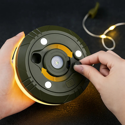 wind up led string light camping